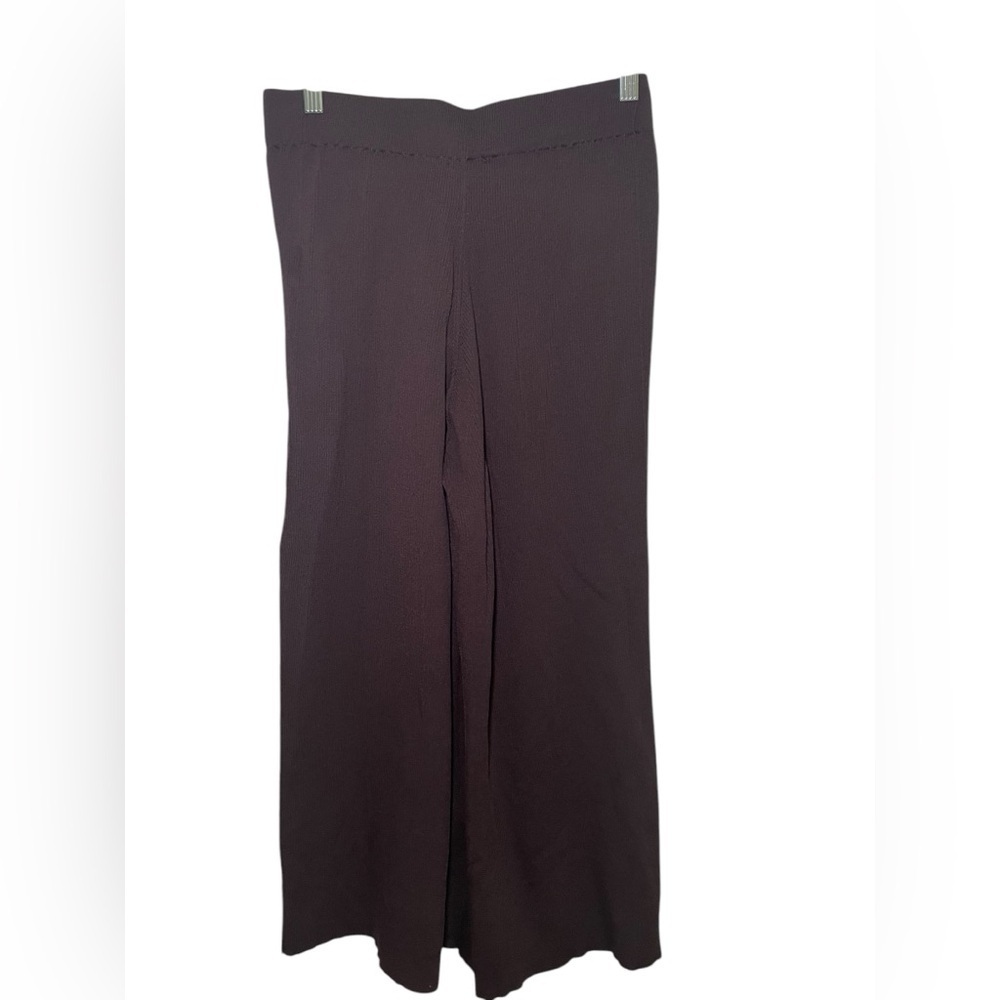 Mink Pink Samira Brown Ribbed Sweater Culotte Size Medium - Picture 2 of 5